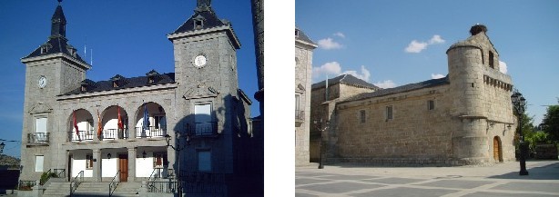 Ayuntamiento e Iglesia de la Asunción en Alpedrete